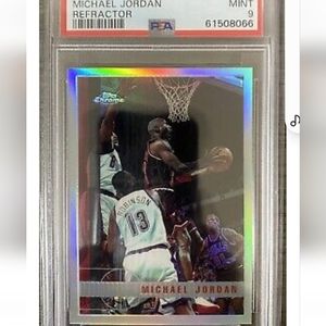 Graded Michael Jordan trading cards